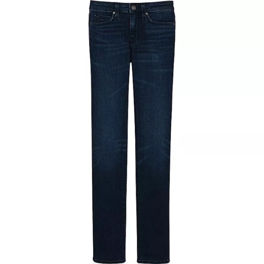 Uniqlo skinny jeans raw denim 25 blue navy pants